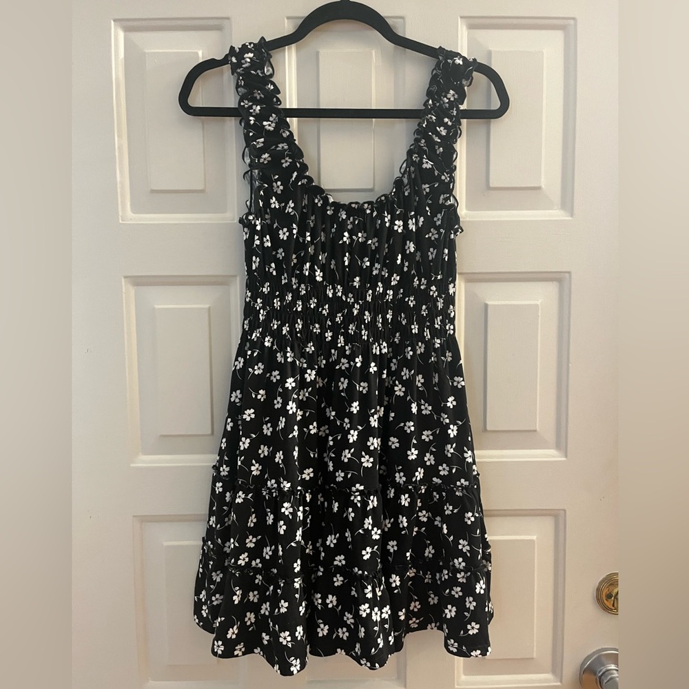 Urban Outfitters Black Floral Dress Medium